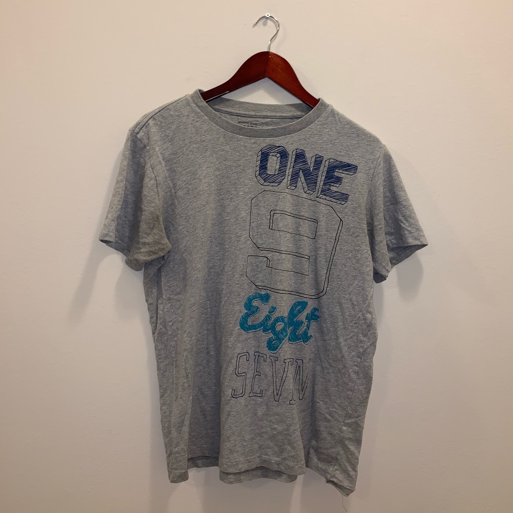 Aeropostale Gray & Blue Shirt size M - Picture 3 of 7